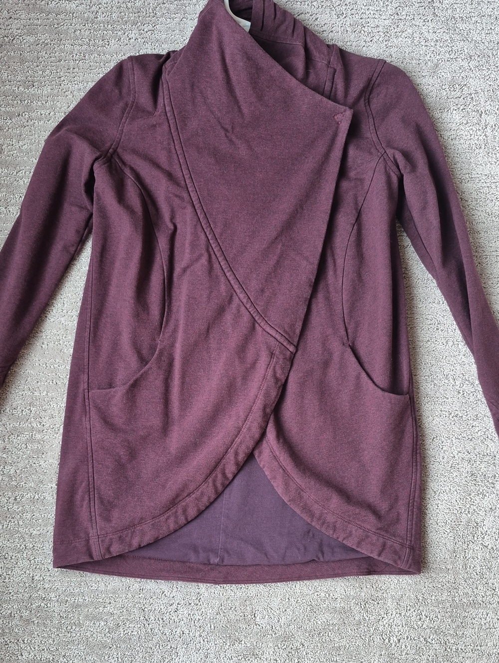 lululemon athletica Wrap-Front Long Sleeve Top - Plum